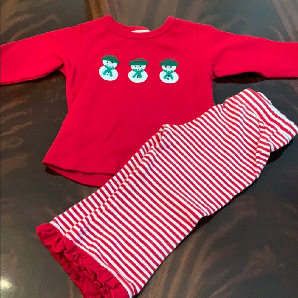 Appliqué snowman set